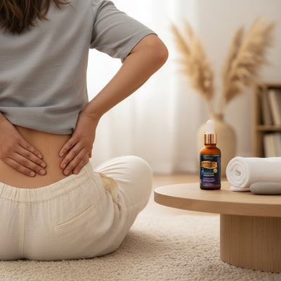 Hemani Shifa Relief Oil packaging and bottle on a white background