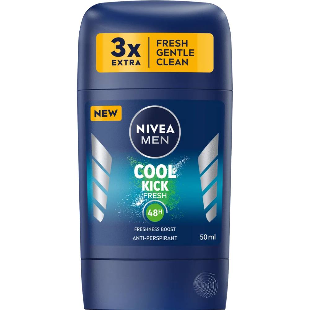 Nivea Men - Cool Kick - Fresh - Anti-Perspirant - Deo Stick - 50 ml / 1.7 oz
| Jodiabaazar.com