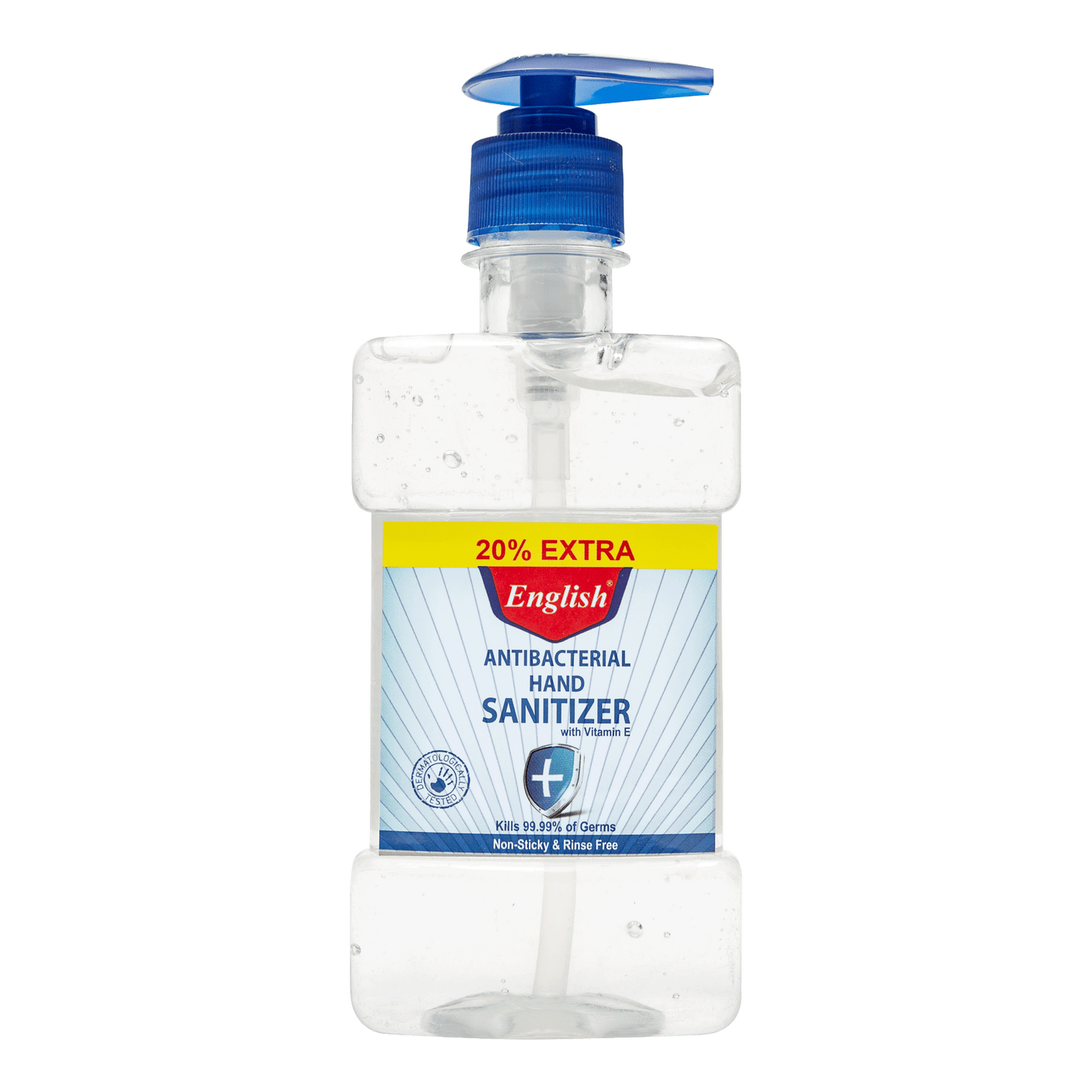 English Antibacterial Hand Sanitizer - 250ml Advanced Germ Protection - Single Pack | Jodiabaazar.com