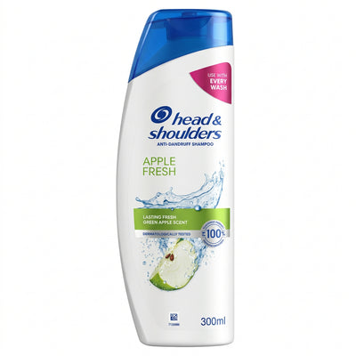 head & shoulders - SHAMPOO - ANTI-DANDRUFF - APPLE FRESH - 300ML