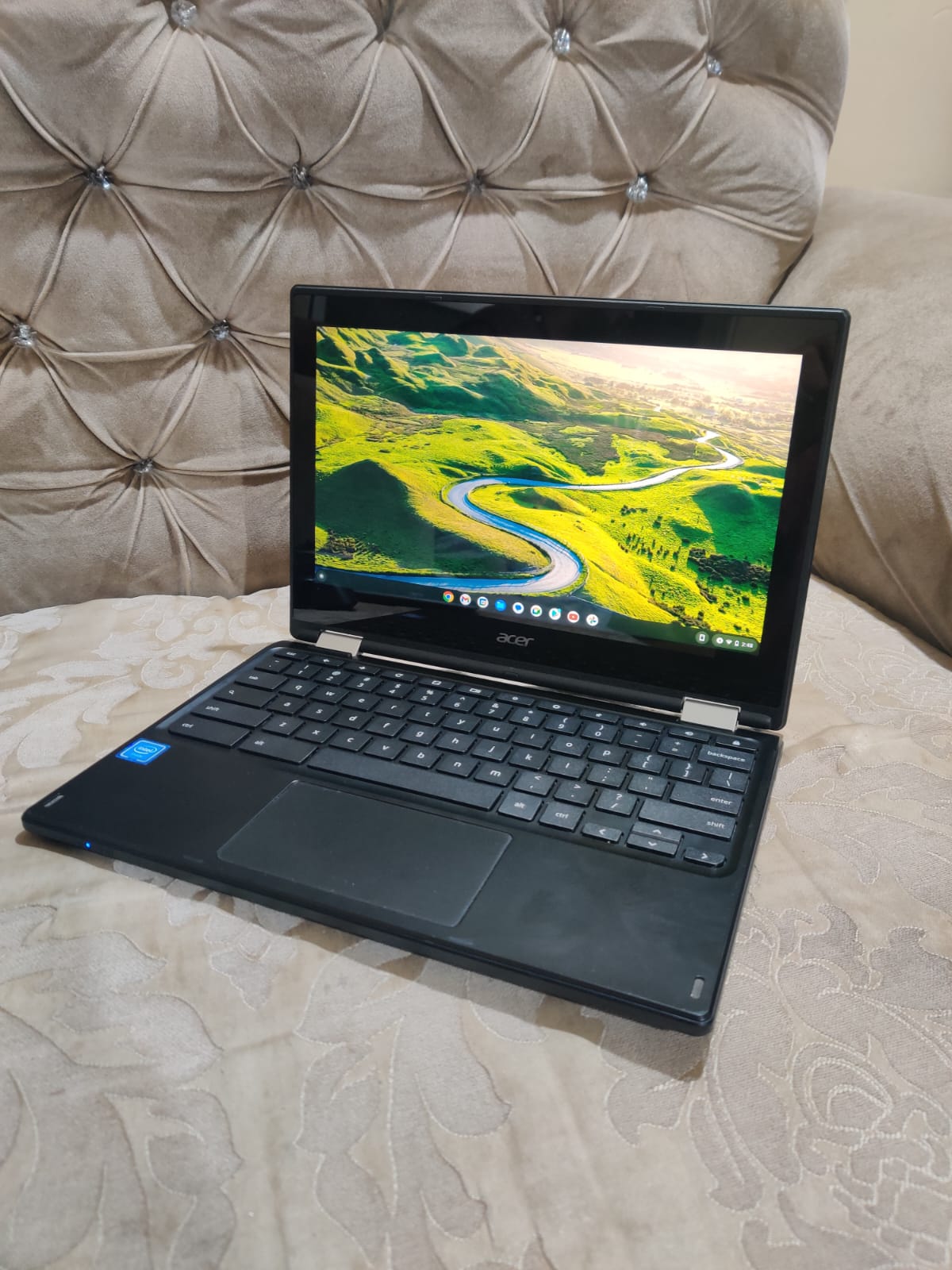 TOB - Acer Chromebook - R11 -C5R6 - C738T - Celeron N3150 - 11.6" Screen - 4GB RAM - 32GB SSD - 15 Days Merchant Warranty with Charger - (Used)