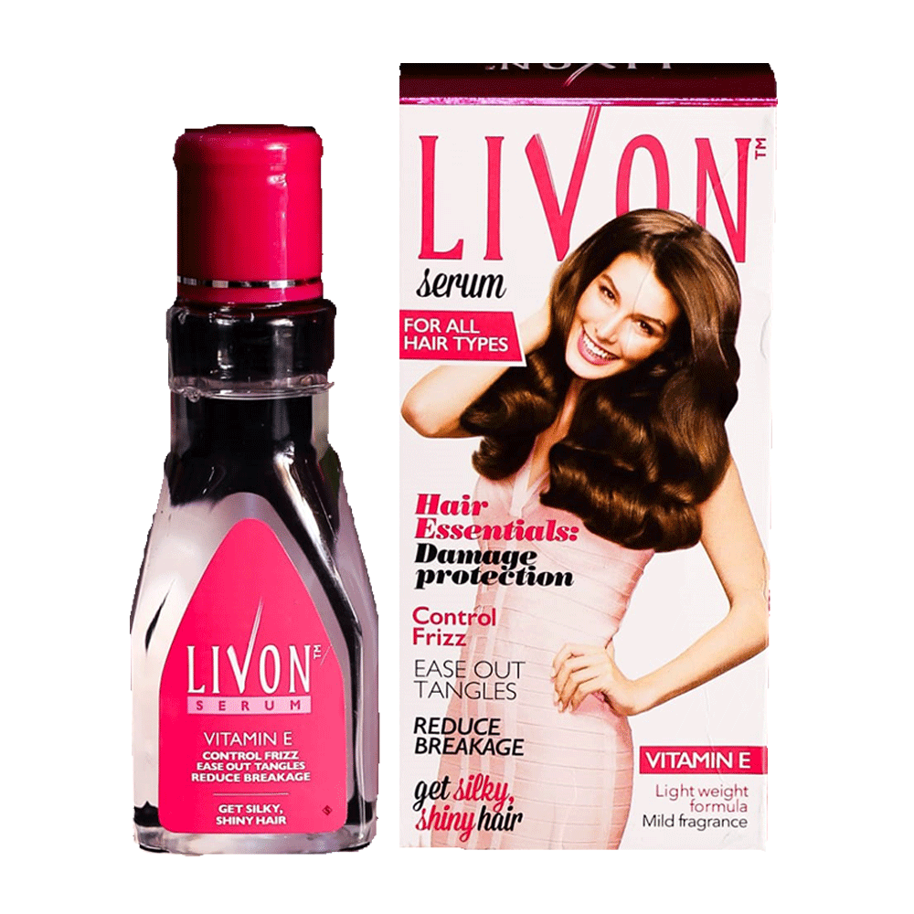 Livon - Hair Essentials Serum - For Damage Protection & Frizz Control
