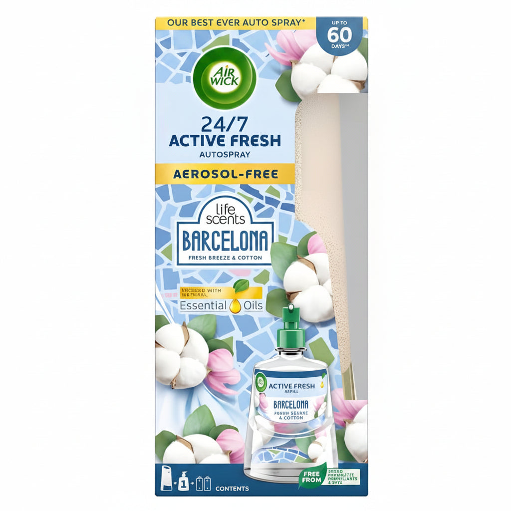 AIR WICK - BARCELONA - Room Air Freshener - Auto Spray - 204ml