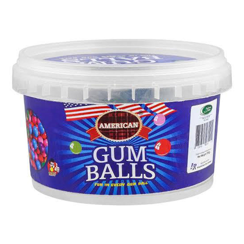 American - Gum Balls - 140g - 30-Pack Carton