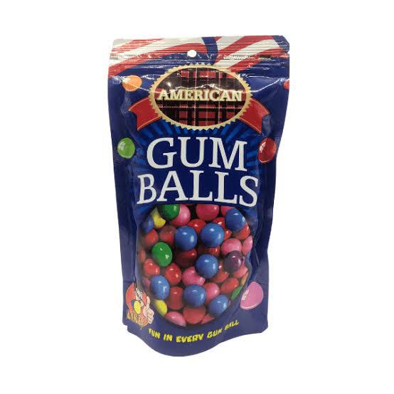 American - Gum Balls - 100g - 24-Pack Carton