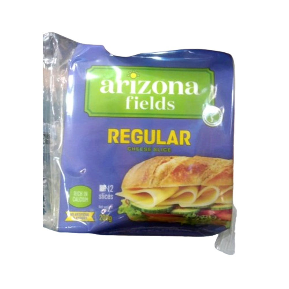 Arizona Fields - Sliced Processed Cheese - Regular - 1pack (12 slices) - 200g