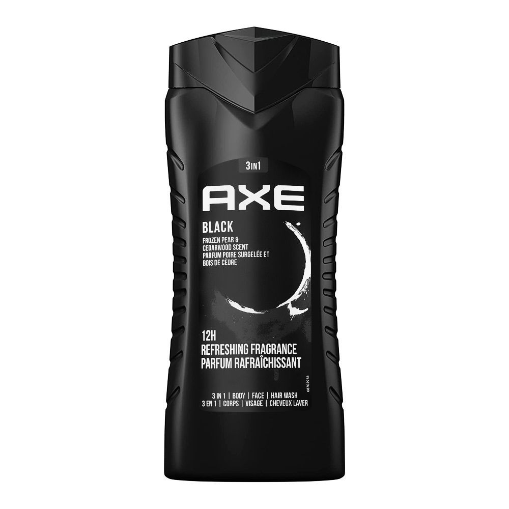 Axe - Shower Gel - Black - Frozen Pear & Cedarwood Scent - 3in1 - 250ml