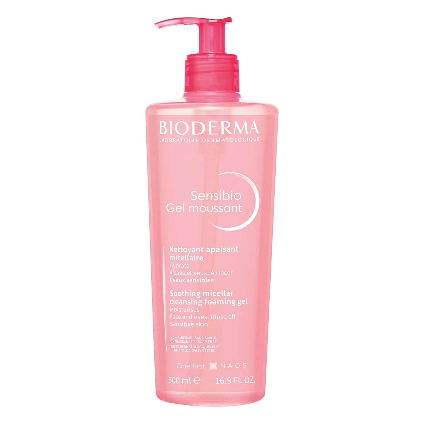 BIODERMA - Sensibio Gel Moussant - Soothing Micellar Cleansing Gel - 500ML