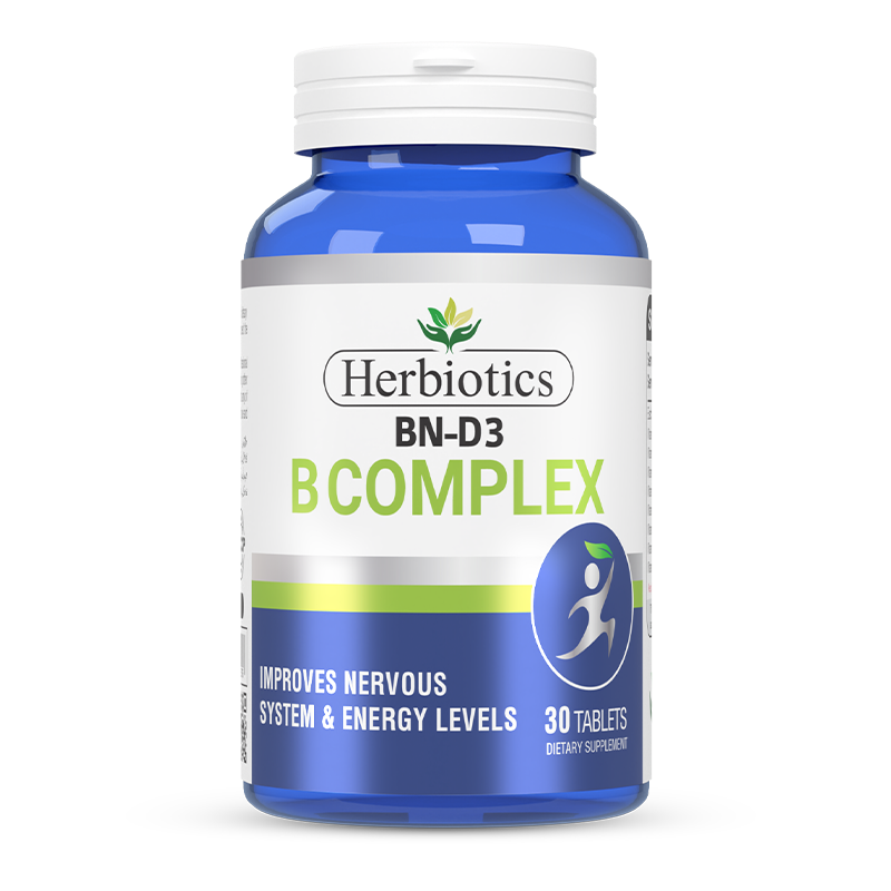 Herbiotics - BN-D3 - Supplement - Standard Pack - B50 B Complex