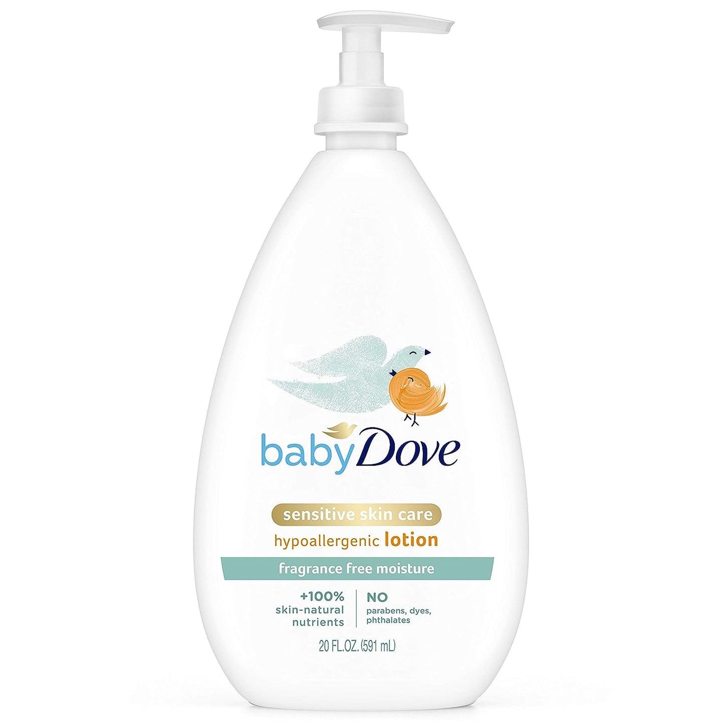 Baby Dove - Sensitive Moisture - Fragrance-Free Lotion - 13oz (384ml)