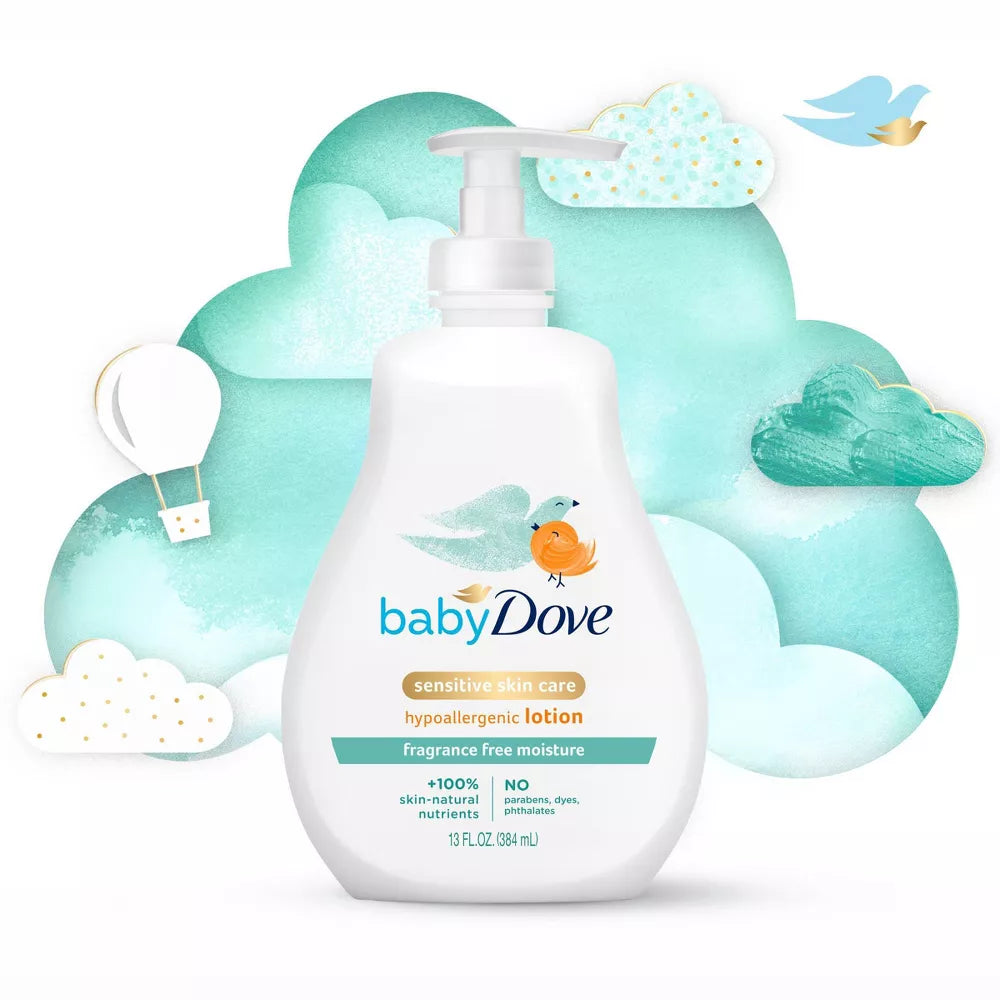 Baby Dove - Sensitive Moisture - Fragrance-Free Lotion - 13oz (384ml)