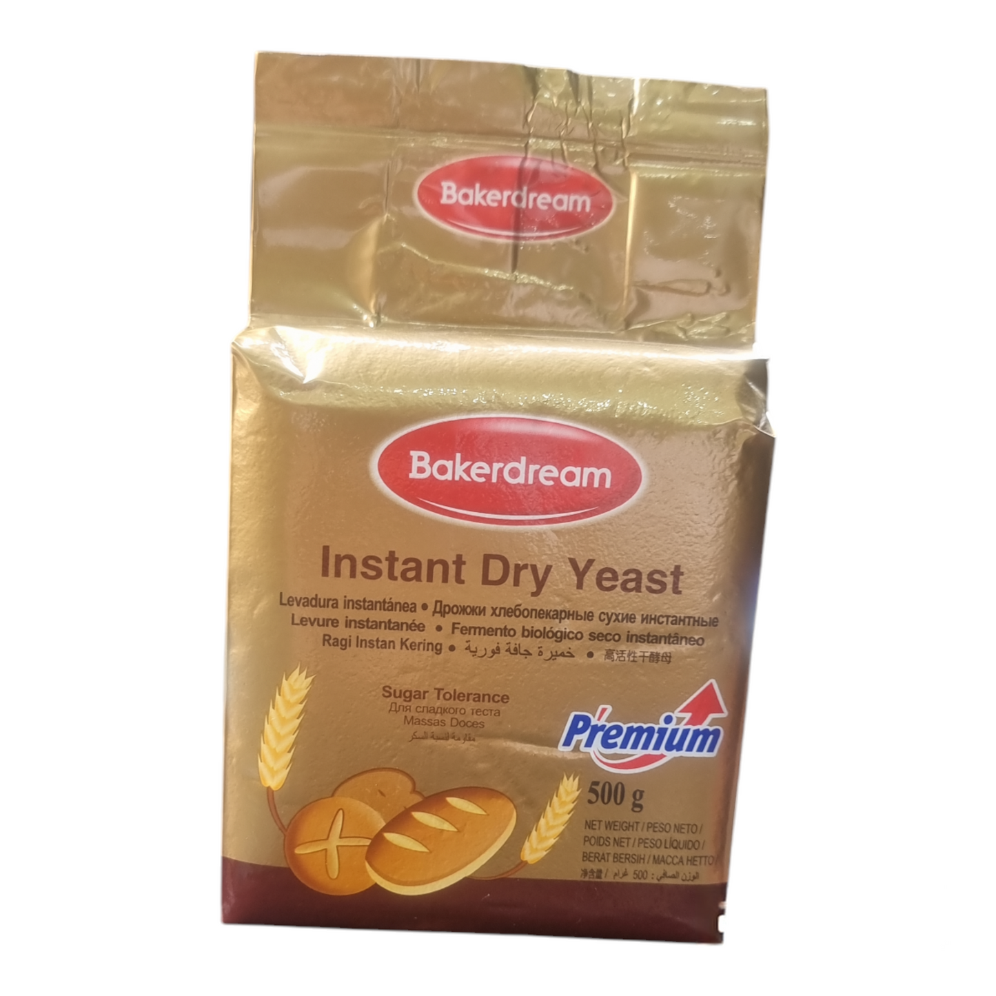Bakerdream - Instant Dry Yeast - Sugar Tolerance - 500G - ctn (20 pcs) - High Sugar - Premium