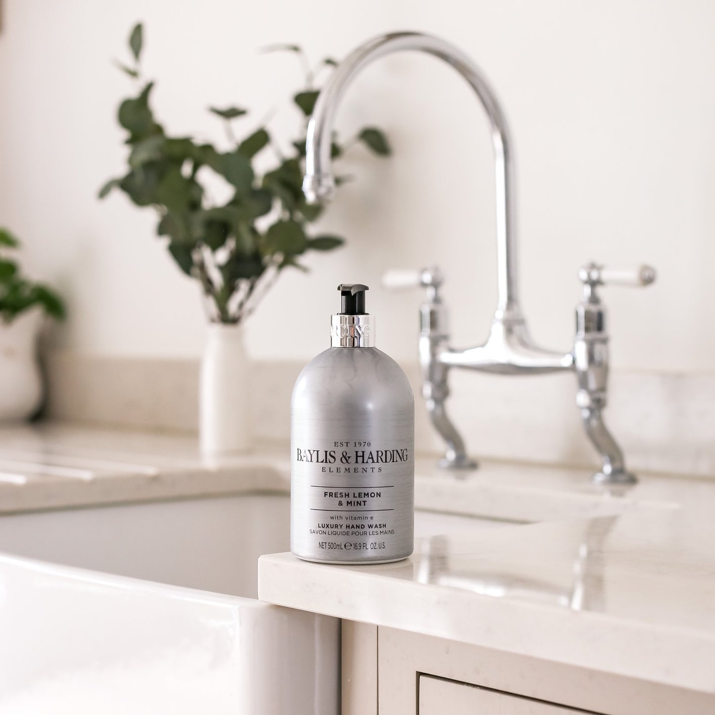 Baylis & Harding (B&H) - Elements - Fresh Lemon & Mint - Hand Wash - 500ml