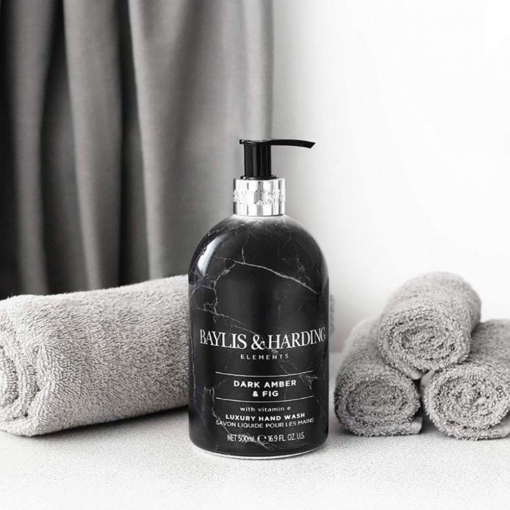 Baylis & Harding (B&H) - Elements - Dark Amber & Fig - Hand Wash - 500ml