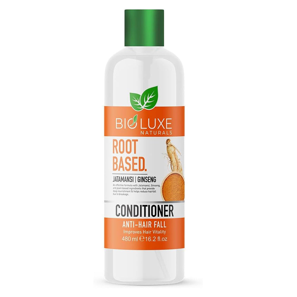 Bioluxe Naturals - Root Based Hair Conditioner - 480ml - Jatamanasi+ Ginseng - Anti Hair Fall - Hair Care