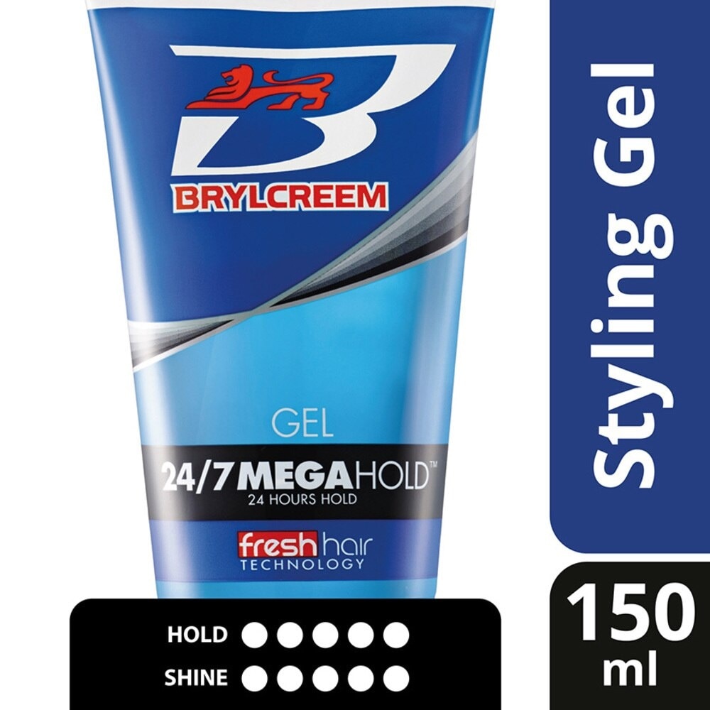 Brylcreem - Hair Gel Tube - Mega Hold - 24/7 - 150 ml