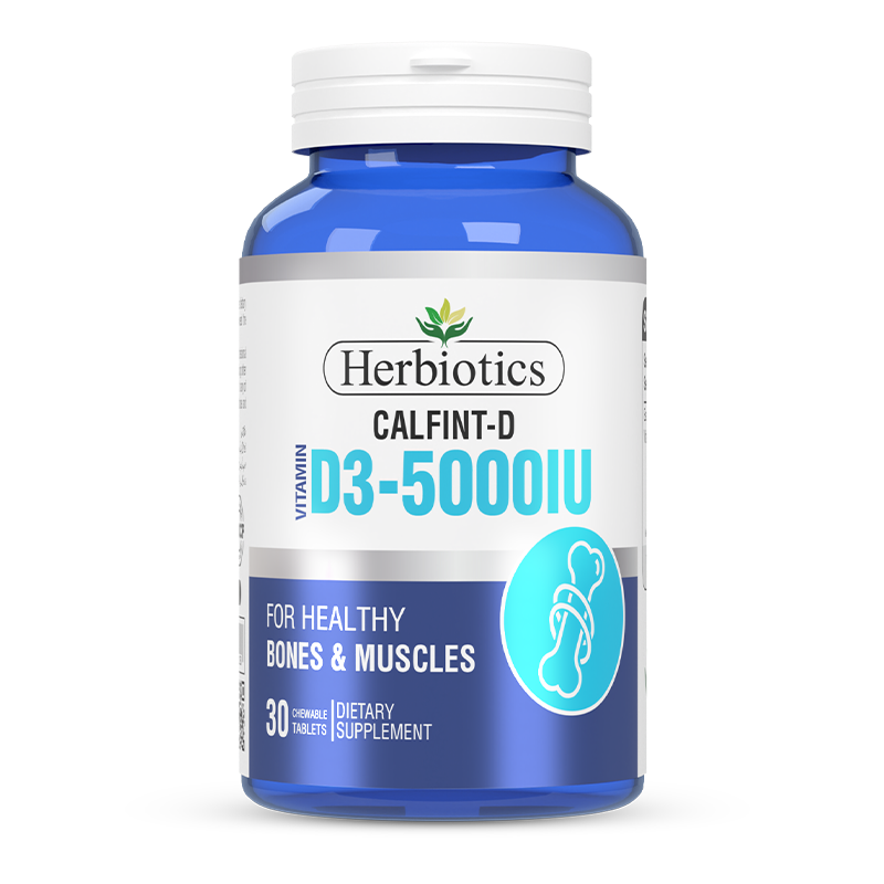 Herbiotics - Calfint-D - Supplement - 5000 IU - Vitamin D3 Support