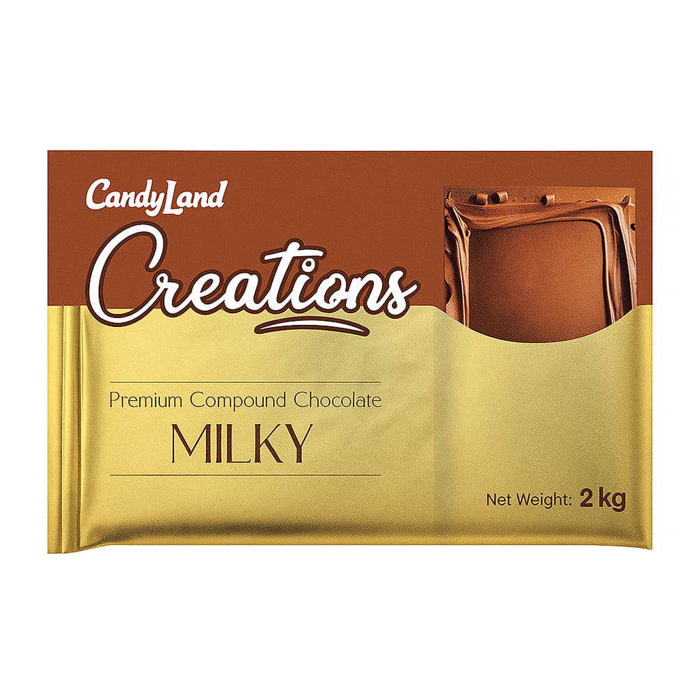 Candyland - Creations - Premium Compound Milk Cooking Chocolate - MILKY - 2KG