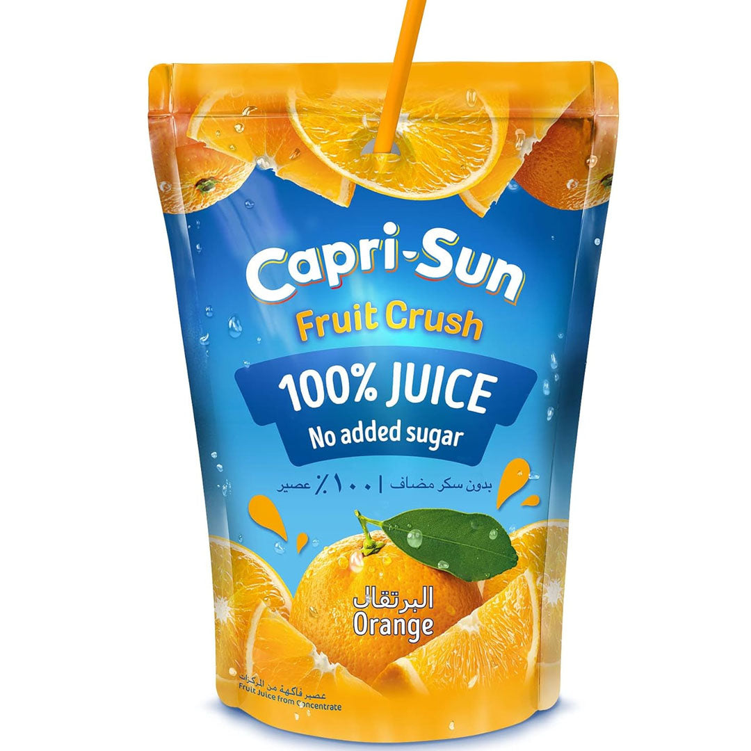 Capri-Sun - Orange Juice Drink - Pack Of 10 X 200 ml