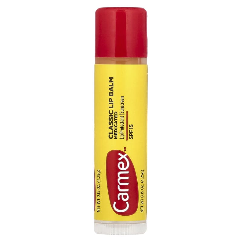 Carmex - Classic - Original Flavor - Moisturizing Lip Balm Stick - SPF 15 - 4.25G