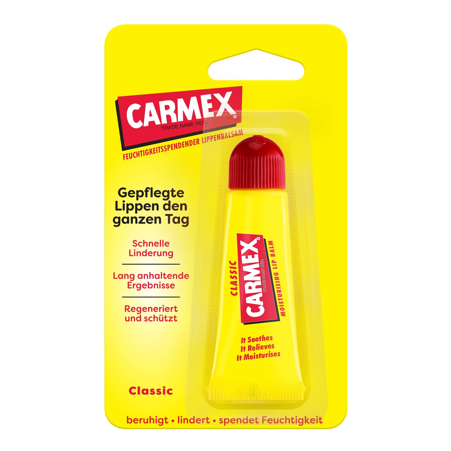 Carmex - Daily Care Moisturizing - Lip Balm - Squeeze Tube - Classic - 10g