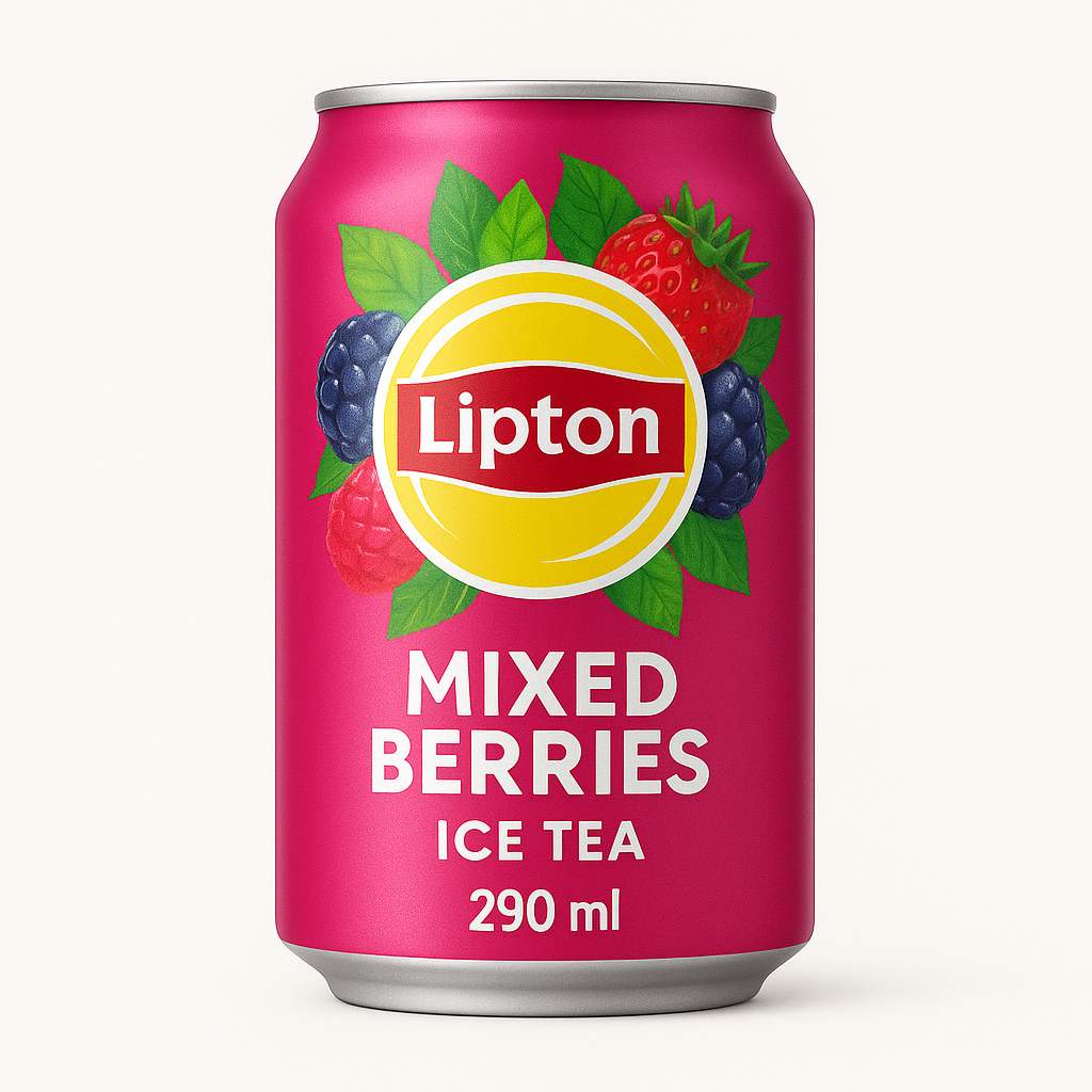Lipton - MIXED BERRIES ICE TEA - 290ml Can
