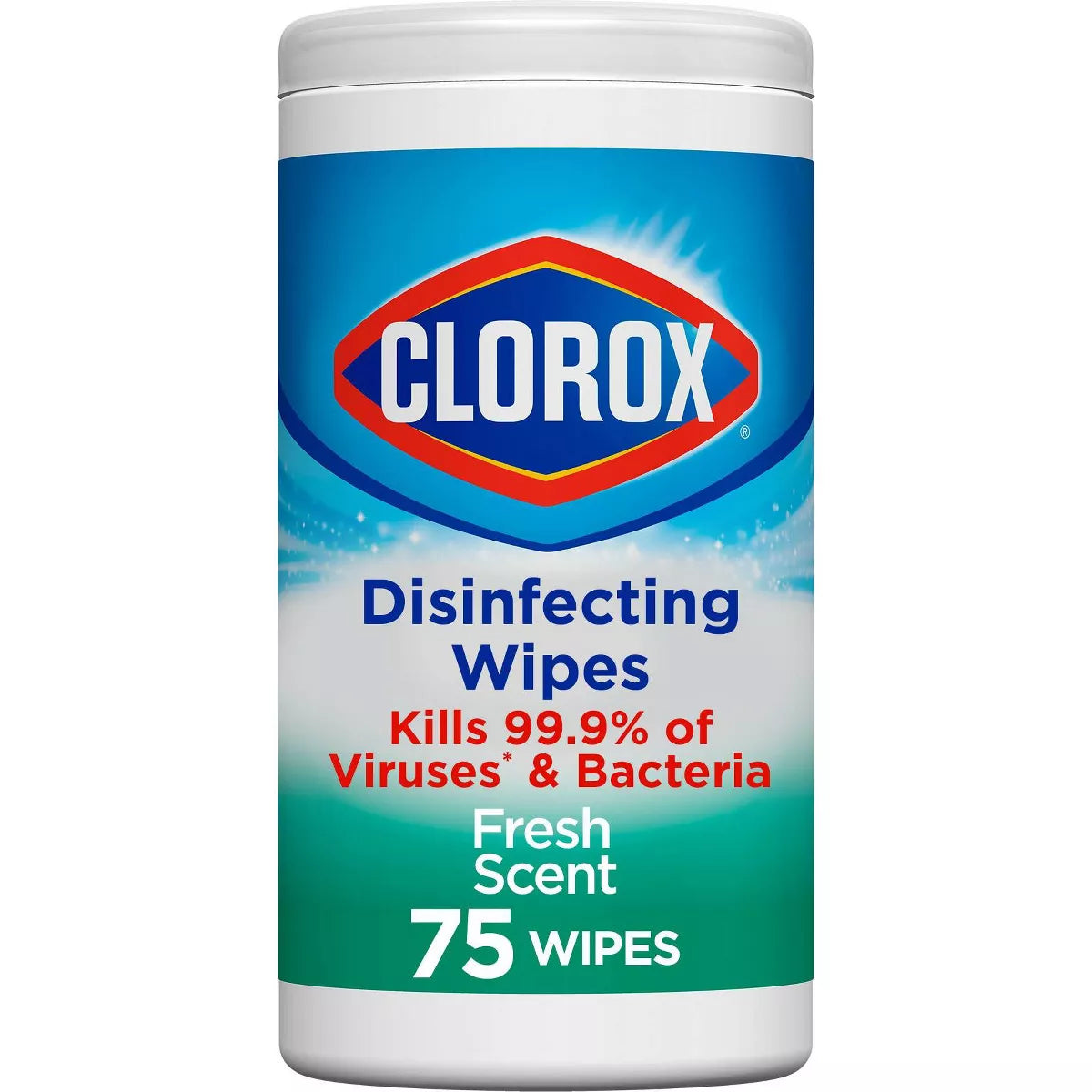 Clorox - Fresh Scent - Bleach Free - Disinfecting Wipes - 75CT - 559g