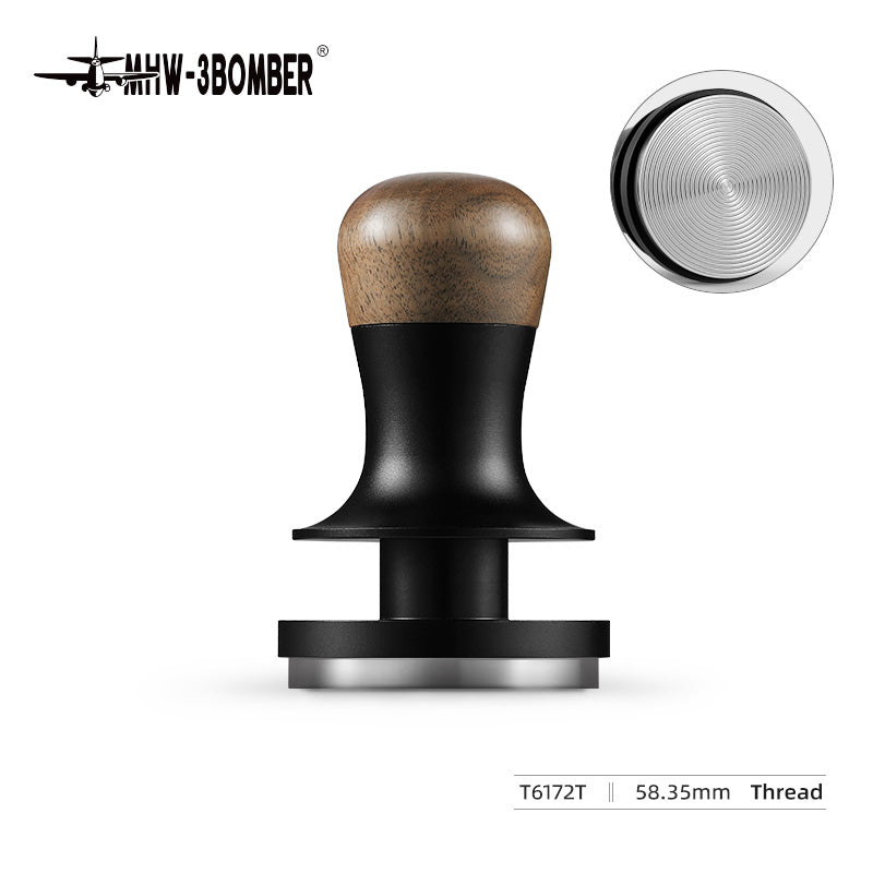 Coffee Cartel - MHW3 Bomber - Flash Constant Pressure Tamper-58.35mm - Version 2.0, Stainless Steel - T6172T