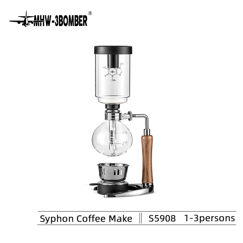Coffee Cartel - MHW3 Bomber - Syphon Coffee Brewer-For 1-3 Persons - Glass - S5908