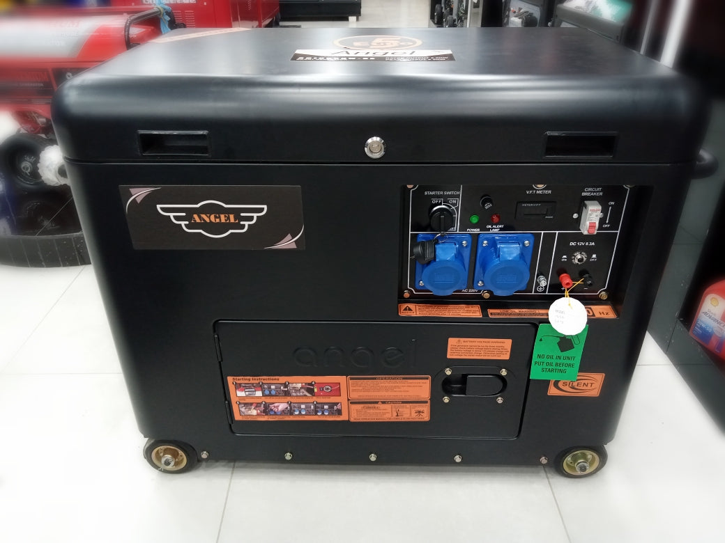 Angel - AG 10000 W-SE 8.0 KVA ( 6500 Watts) Diesel - Canopy - Generator | Jodiabaazar.com