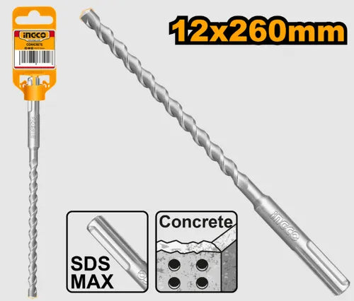 INGCO - SDS max hammer drill 12*260mm DBH1241201