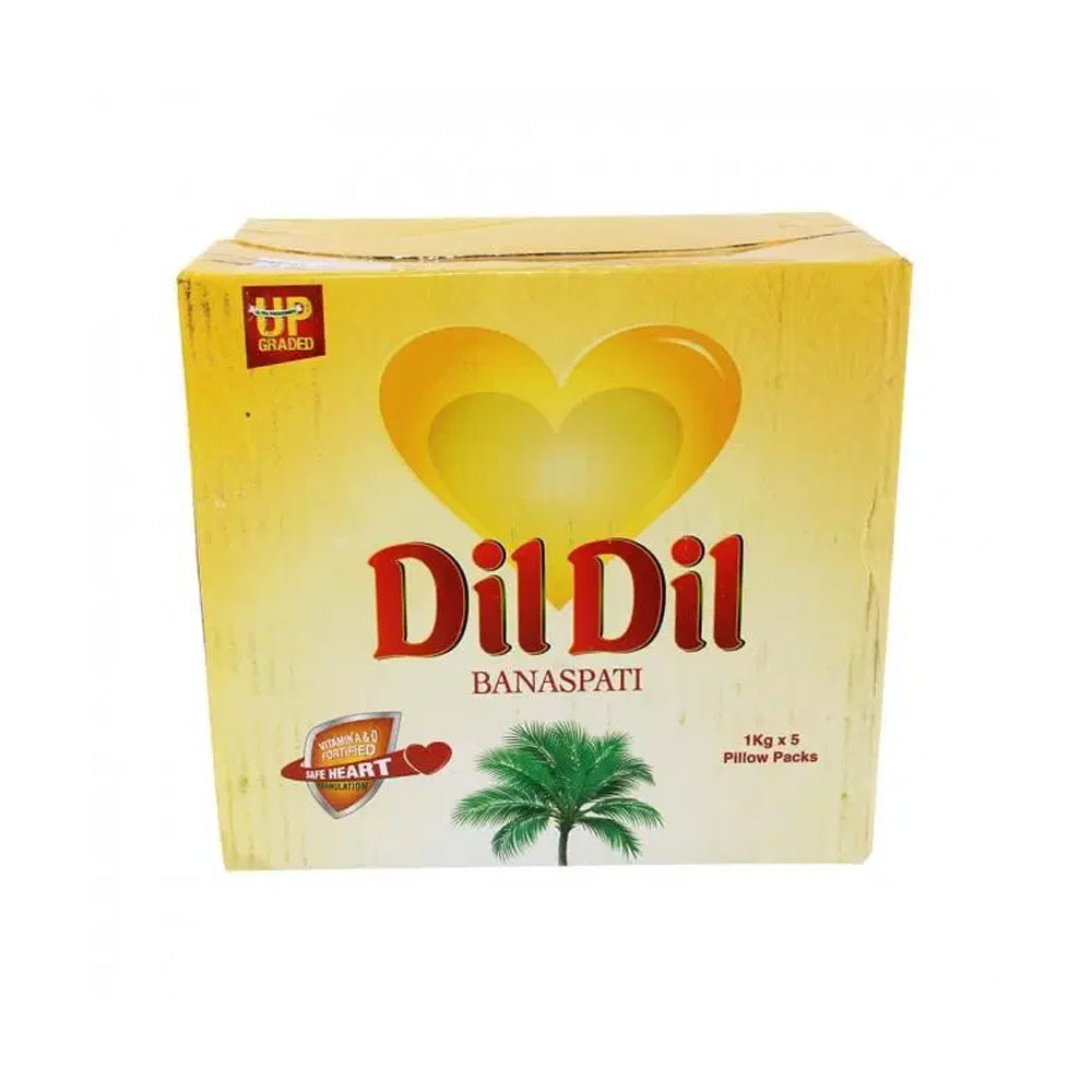 Dil Dil by Mezan - Banaspati Ghee - 5 KG - 1x5 (Pack) - Pillow Packs
