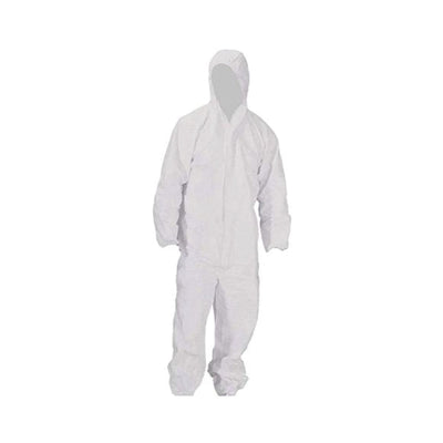 Disposable Non-Woven Coverall Suit - White Full Body Protective Wear | Call For Price