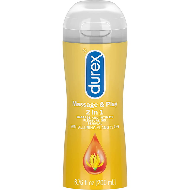 Durex Play - Massage Lube - Water Based Lube - Ylang Ylang - 200 ml