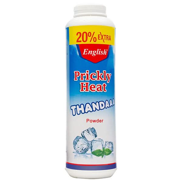 English Prickly Heat Powder - Thandaa - Large Cooling & Refreshing Skin Care - Pack of 12 | Jodiabaazar.com