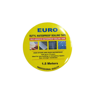 Euro - Butyl Water Proof Tape - 1.5M - Sealing Tape - Repair Tape - 1 Pc