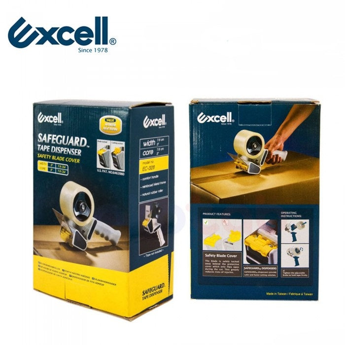 Excell - Packing Tape Dispenser - 3" - EC-326 (3" wide, 3" core)