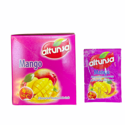 Altunsa - Mango - Flavoured Instant Powder Drink - 9 GM Sachets - Makes 1 L - 24 Sachets