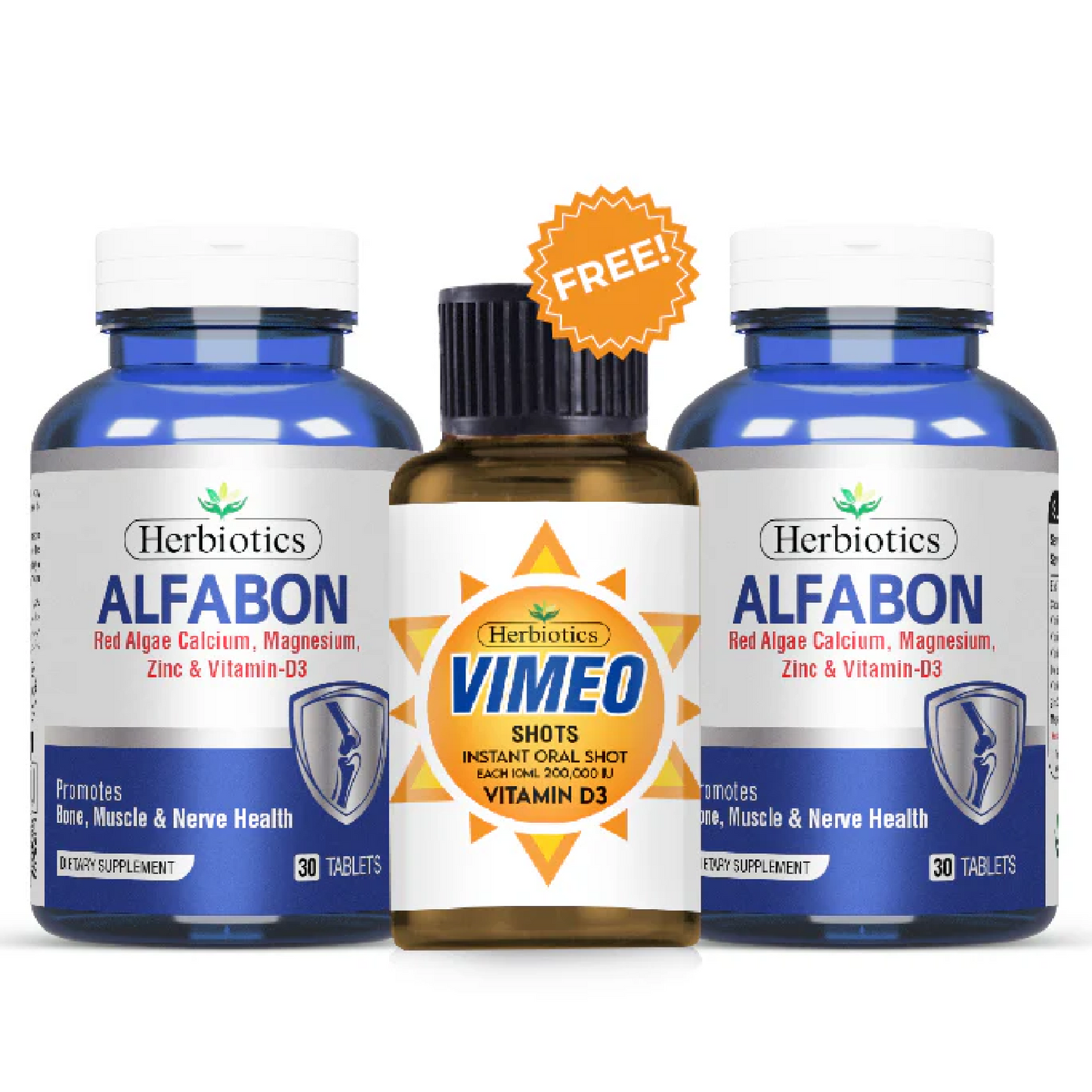 Herbiotics - Bones Health Bundle - Bundle - Set - Bone Strength