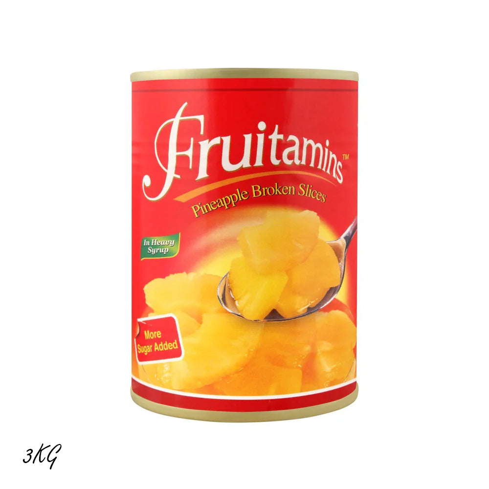 Fruitamins - Pineapple - 3kg - Broken - Thailand - 6 Pcs