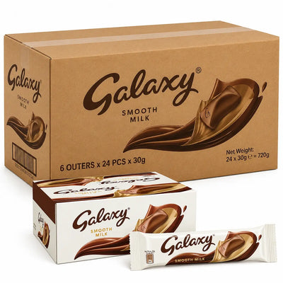Galaxy - Chocolate Bar - Flavors - Smooth Milk - 24 Pcsx30 GM