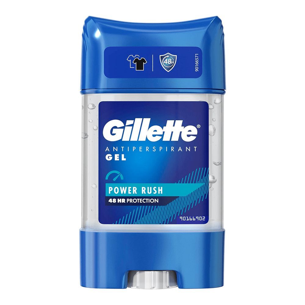Gillette - Anti-Perspirant - Clear Gel - Power Rush - Deodorant Stick - 70ml