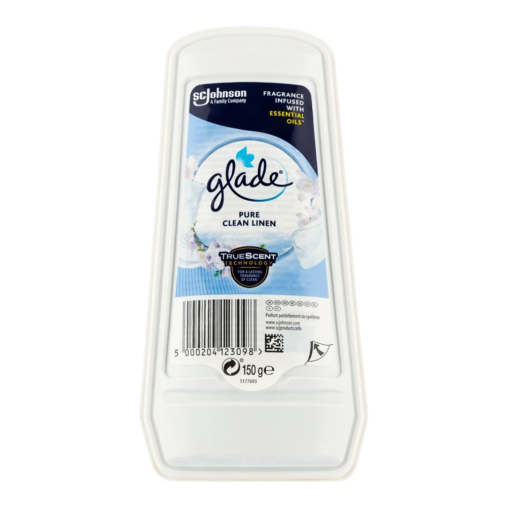Glade - Solid Gel - Pure Clean Linen - Air Freshener - 150g