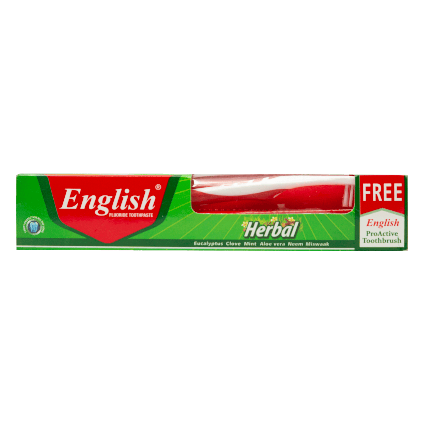 English Herbal Toothpaste - Brush Cavity Protection & Fresh Breath - Single Pack | Jodiabaazar.com
