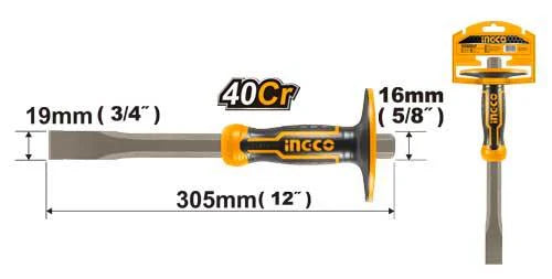 INGCO - Cold chisel 19mm*16mm*305mm HCCL851916