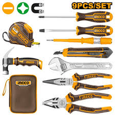 INGCO - 9 Pcs hand tools set HKTH20809