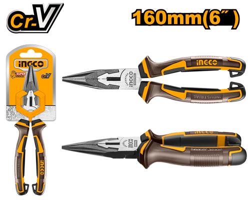 INGCO - Long nose pliers 160mm HLNP28168