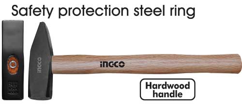 INGCO - Machinist hammer 2000g hardwood handle HMH042000