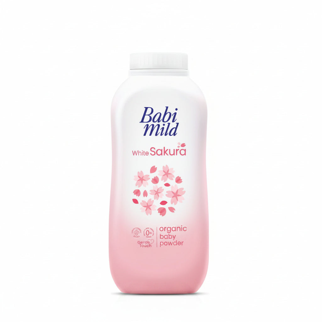 Babi mild - White SAKURA - organic baby powder - 350g