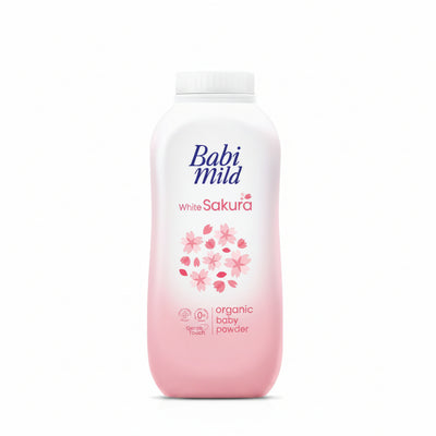 Babi mild - White SAKURA - organic baby powder - 350g